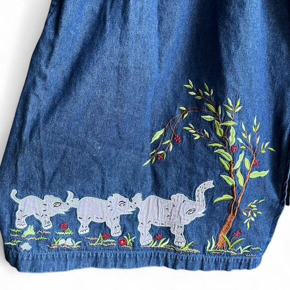 Bechamel Embroidered Denim Dress - Picture 3 of 8